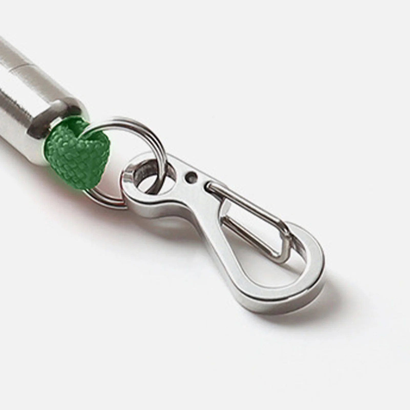 Llavero multifunción para exteriores, cuerda antipérdida de alpinismo, cuerda antitiro para llave, silbato, brújula, linterna - imagen 3