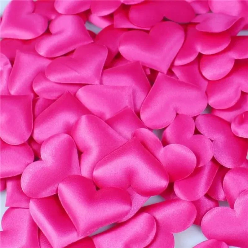 100 unids/bolsa pétalos en forma de corazón boda Día de San Valentín decoración de mesa decoraciones de cumpleaños