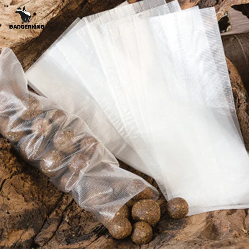 50 unids/lote bolsas de PVA para pesca de carpa bolsa soluble en agua ambiental de disolución rápida para aparejos de bolsa de pesca de carpa - imagen 2