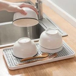 Bandeja de drenaje rectangular – Escurreplatos organizador para cocina