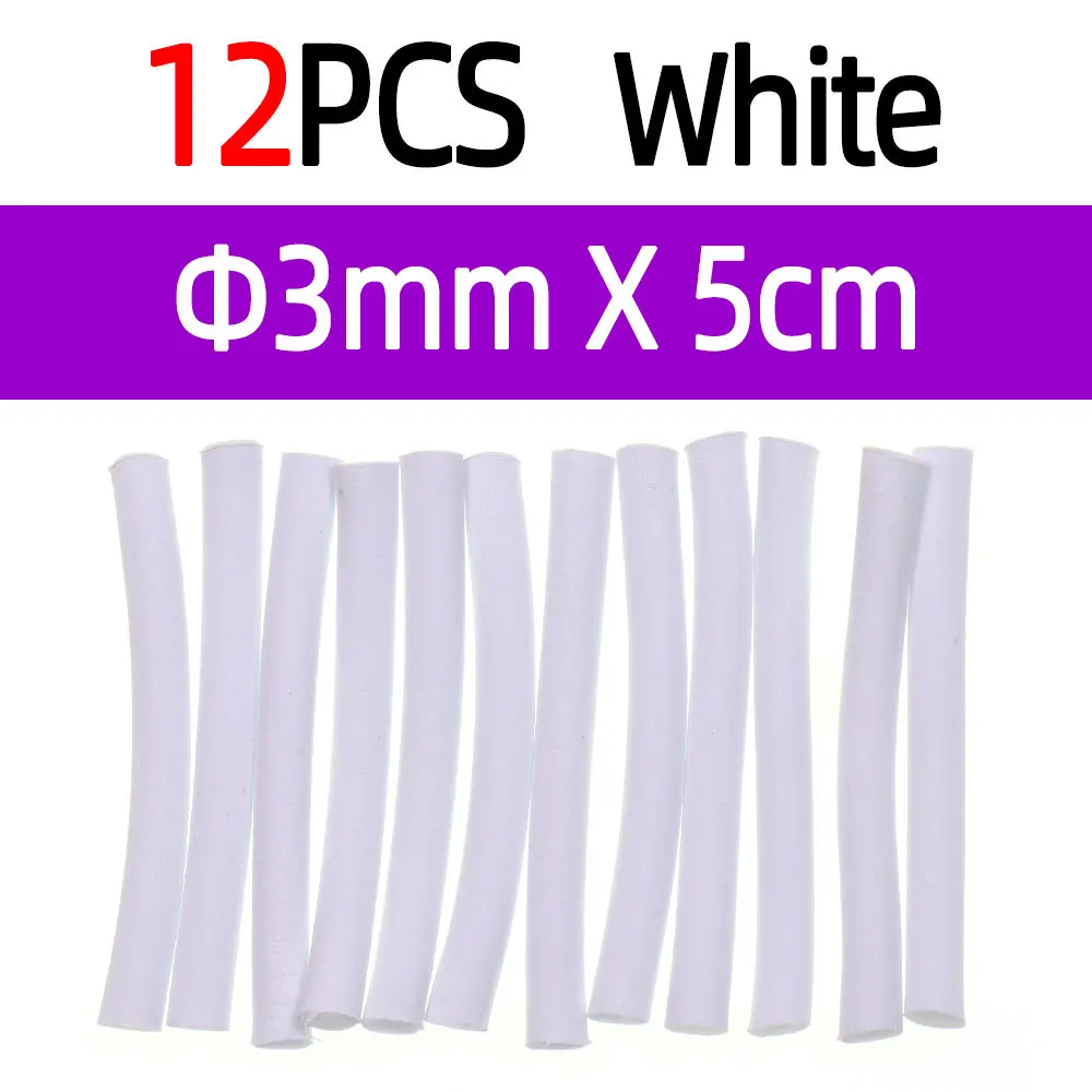 12pcs White 3mm