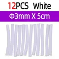 12pcs White 3mm