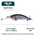 Silver-7g 7cm