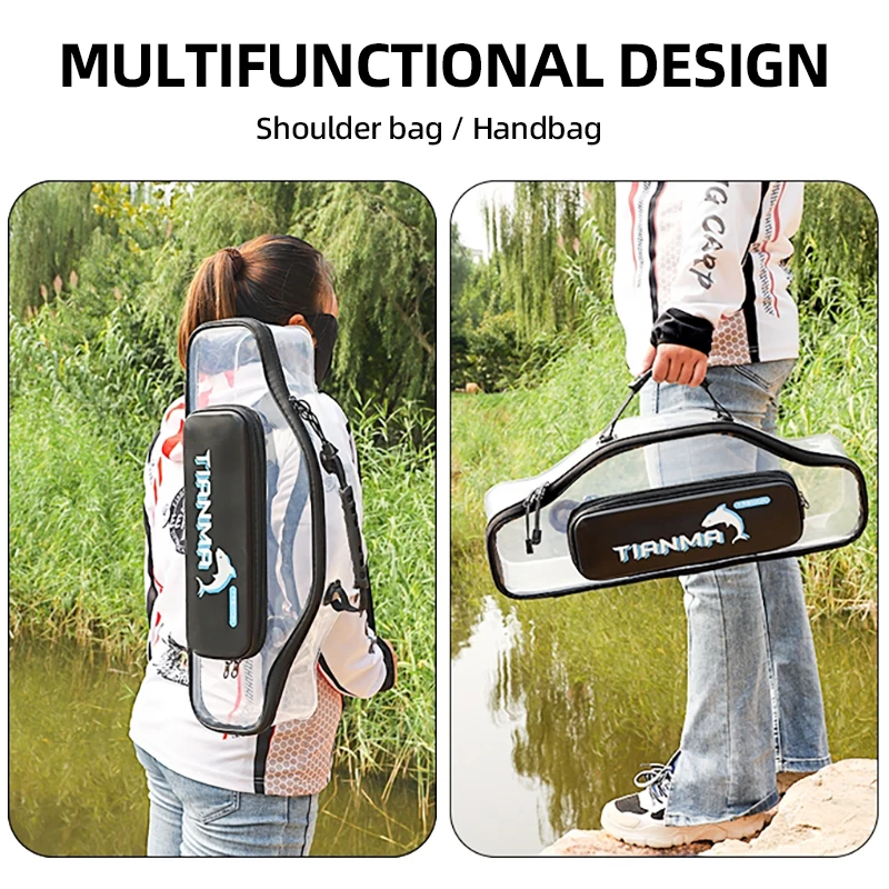 Bolso de pesca transparente de hombro – Gran capacidad para accesorios - imagen 2