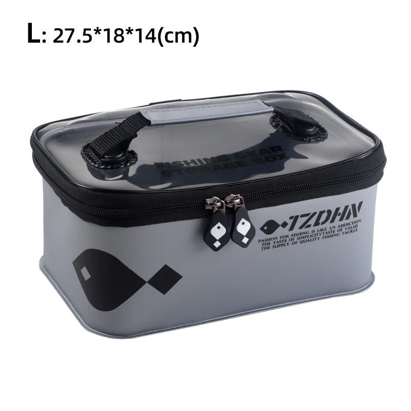 Bolsa de pesca EVA, caja de barril portátil, cubo plegable para peces vivos, contenedor de agua para acampar, Pan, varilla, cebo, bolsa de almacenamiento de aparejos - imagen 4