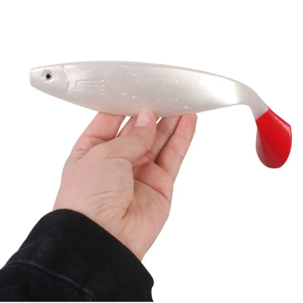 Señuelo de pesca de silicona de 23,5 cm y 70g, cola de paleta, Lucio, cebo de sábalo grande, plantilla de agua salada, Wobbler Swimbait, aparejos artificiales - imagen 2