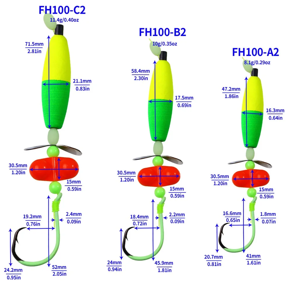 Aparejos de pesca de gato, aparejos de pesca flotante, aparejos de lijado, anzuelos circulares para clavija, 5 piezas, 6/0, 8/0, 10/0 - imagen 3