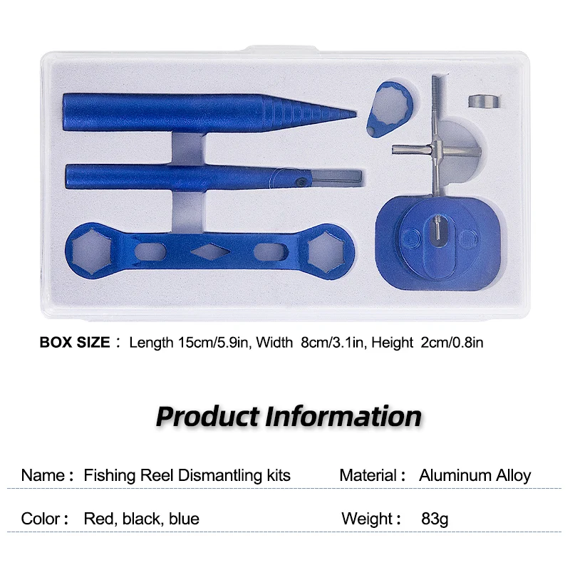 Kit Mantenimiento Carrete Baitcasting – Llave y Extractor Pasadores - imagen 4