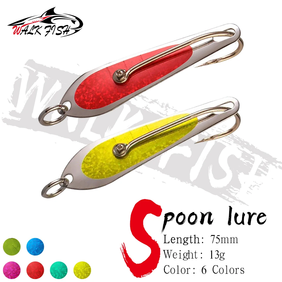 Walk Fish Cuchara de acero inoxidable para curricán en barco