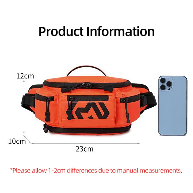 Riñonera táctica de pesca – Bolso pecho multibolsillos para hombre - imagen 5