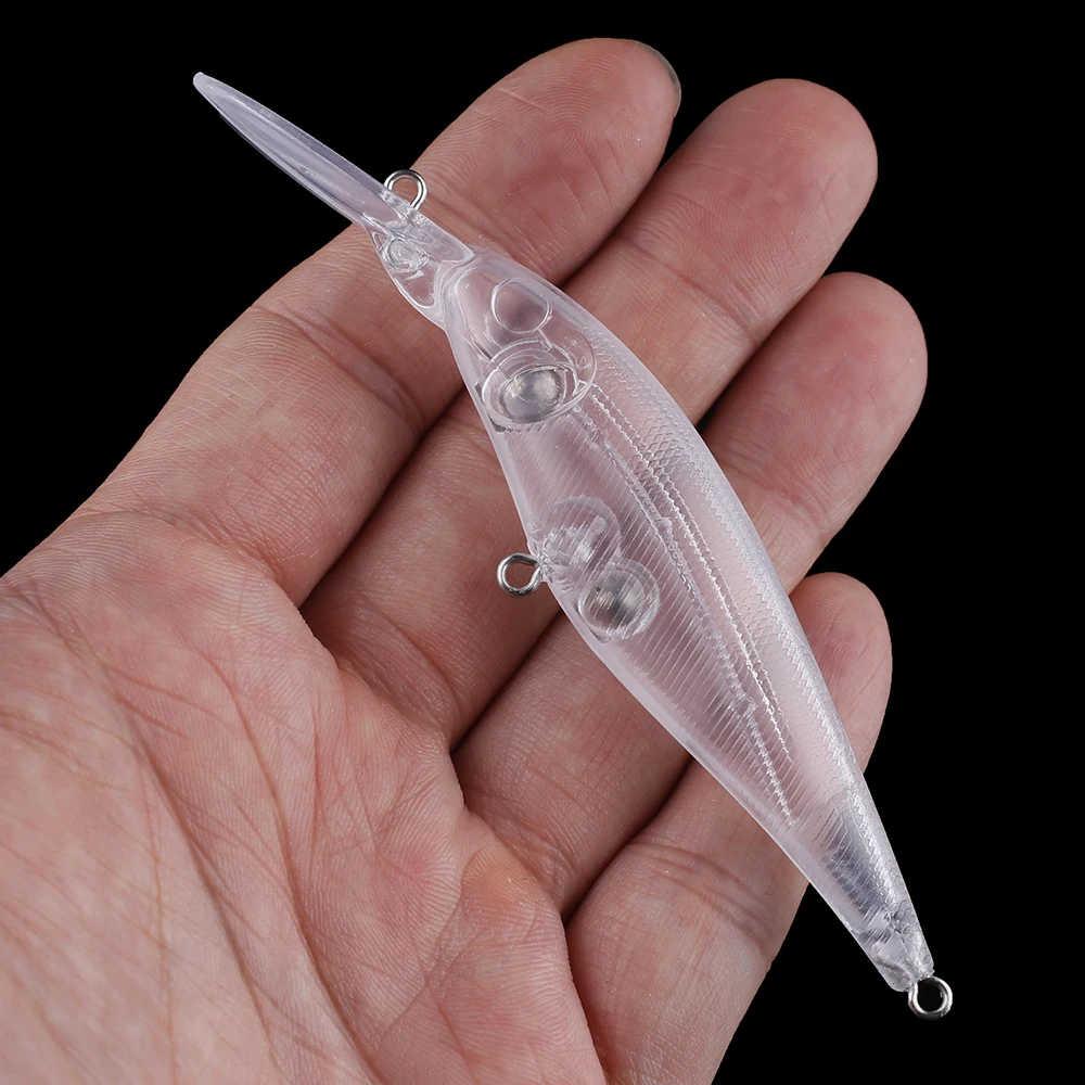 Chan'sHuang-Cebo en blanco sin pintar, 30 piezas, 110mm, 9,1g, flotante, medio, para buceo, pececillo, señuelo de pesca Artificial hecho a mano - imagen 4