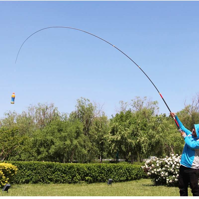 Caña hueca superdura de fibra de carbono, 4,5 m, 5,4 m, 6,3 m, 28 tonos, para Pesca de carpa - imagen 4