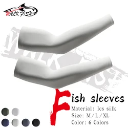 WALK FISH Mangas de Pesca UV50+ Ligeras Transpirables Elásticas