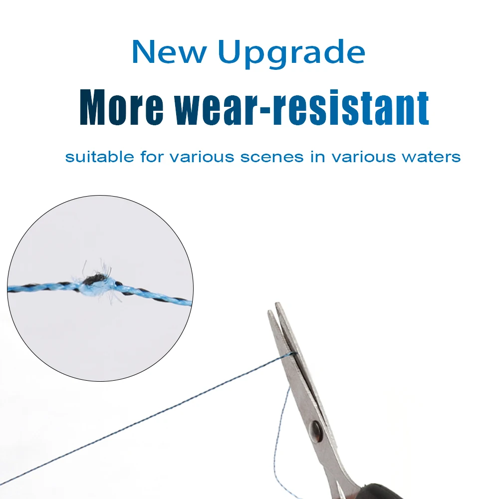 FTK X4 línea de pesca trenzada de 4 hebras súper fuerte 0,16-0,35mm 300M/500M 6,81-20.46Lb aparejos de pesca de línea de PE multifilamento - imagen 4