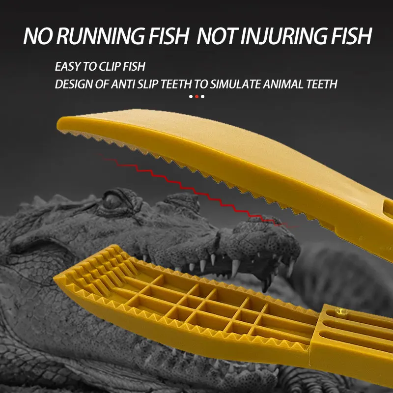 Pinzas de cuerpo de pesca, pinza con soporte de plástico, interruptor de bloqueo, equipo de pesca - imagen 2