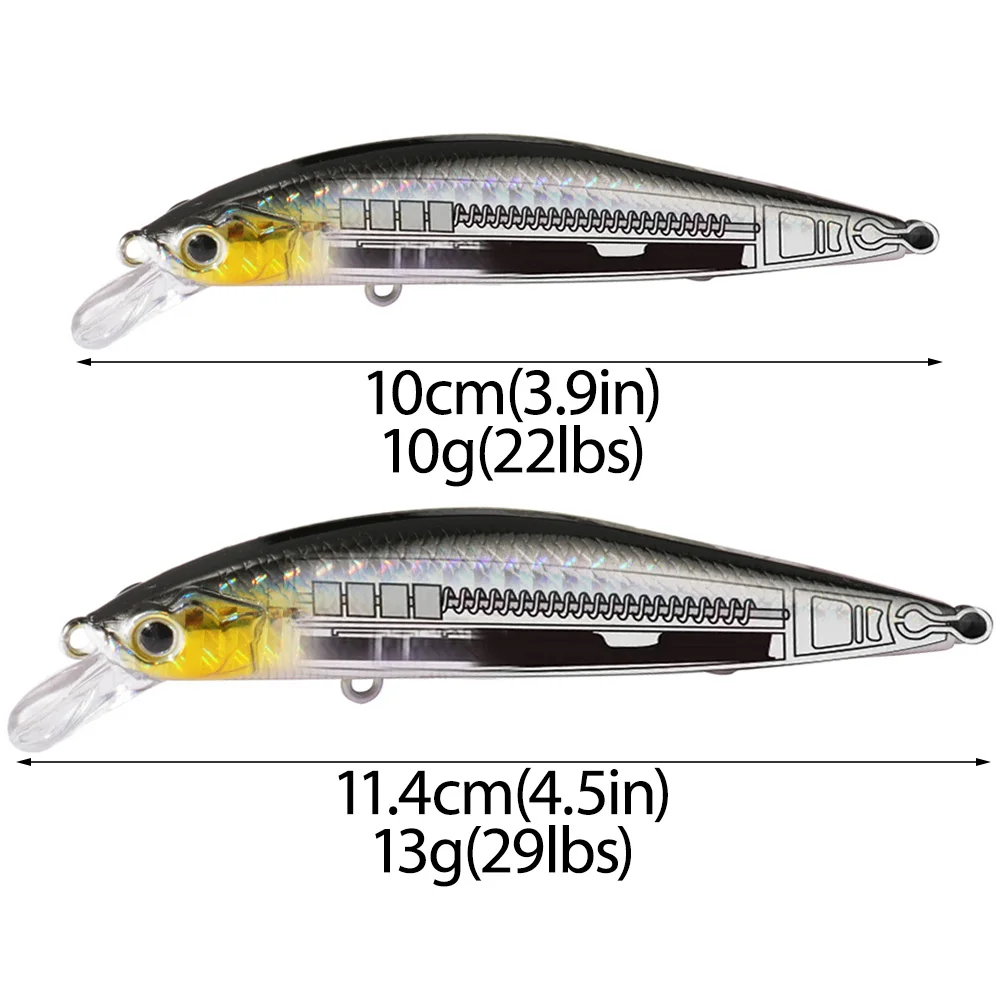 Señuelo Minnow jerkbait wobbler artificial para lucio y carpa - imagen 2