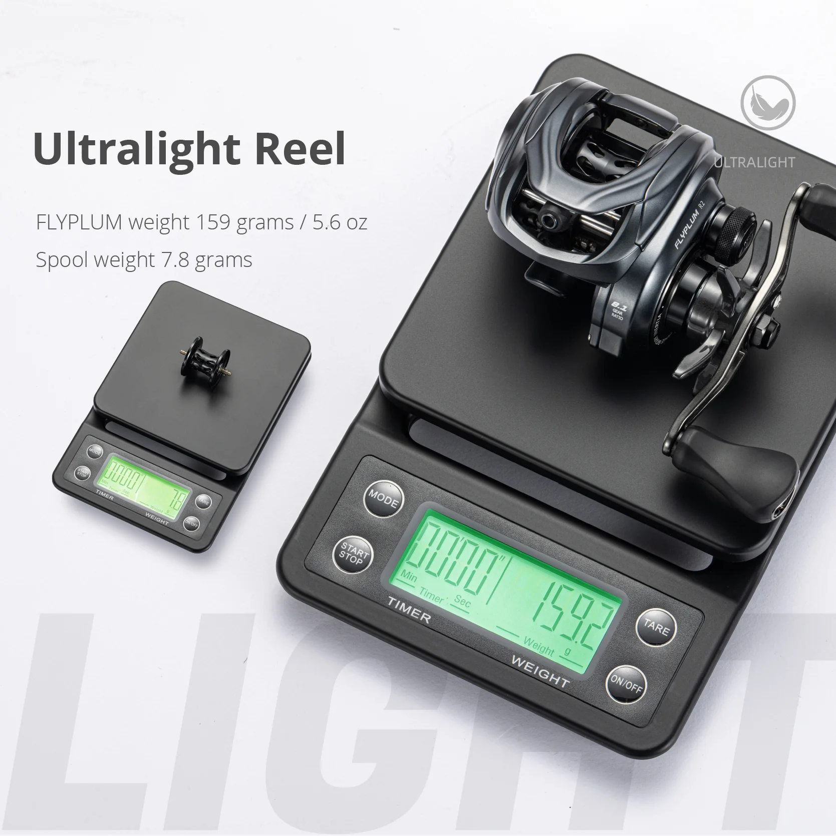 Carrete de Baitcasting SOLOKING FLYPLUM R2 6 + 1BB, carrete de pesca de 158 gramos, carrete de pesca de arrastre de 8,1 de 5kg - imagen 4