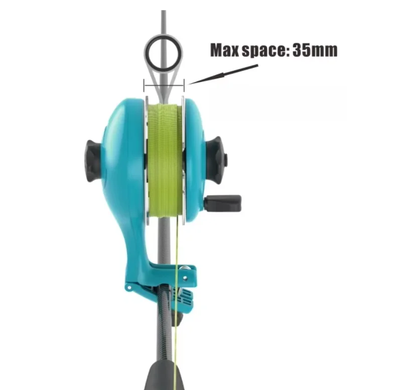 TAKEDO-máquina enrolladora de sedal de pesca, carrete de sedal, aparejos de pesca y accesorios, enrollador de carrete, línea de transferencia fácil - imagen 2