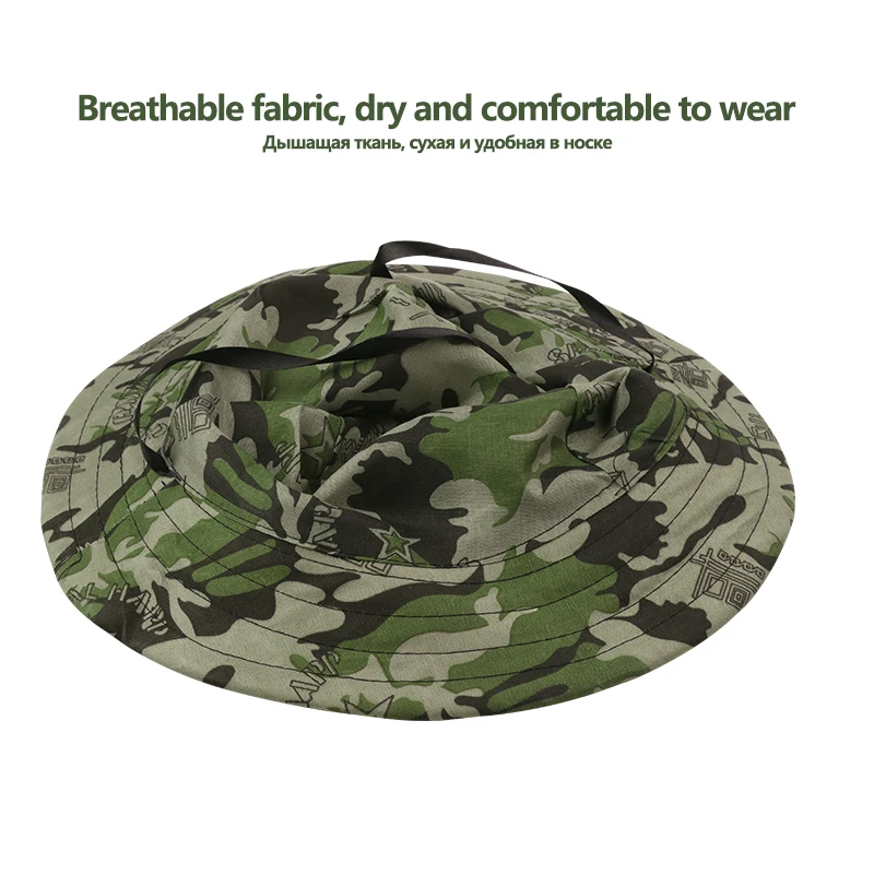 Sombrero de pesca protección solar ala ancha unisex - imagen 4