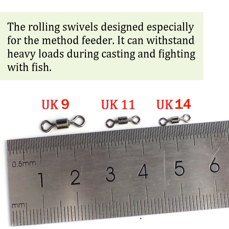 Accesorios de pesca de carpa de 50 piezas, cuentas giratorias de cambio rápido para el método alimentador, aparejo de pesca de carpa, aparejos de aparejo - imagen 3