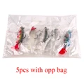 5 piezas con bolsa OPP