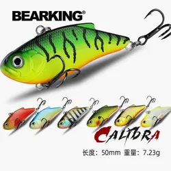 BEARKING 5cm 7g marca superior Wobblers profesionales Señuelos de Pesca cebo vibratorio para pesca en hielo accesorios artificiales