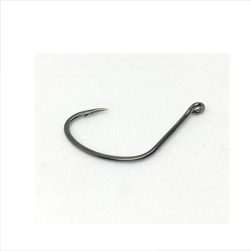 200 Uds. Anzuelos de púas con ojos de aleación de titanio, lubina, boca oblicua, perca de pesca en alta mar, Barracuda, monkshood, salmonete, Pesca - imagen 3