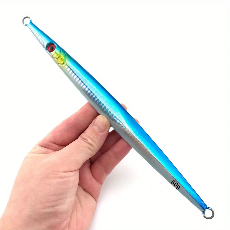 Captura más peces con este plantilla vertical de plomo de agua salada de 1 pieza: perfecta para aparejos de pesca en barco - imagen 4