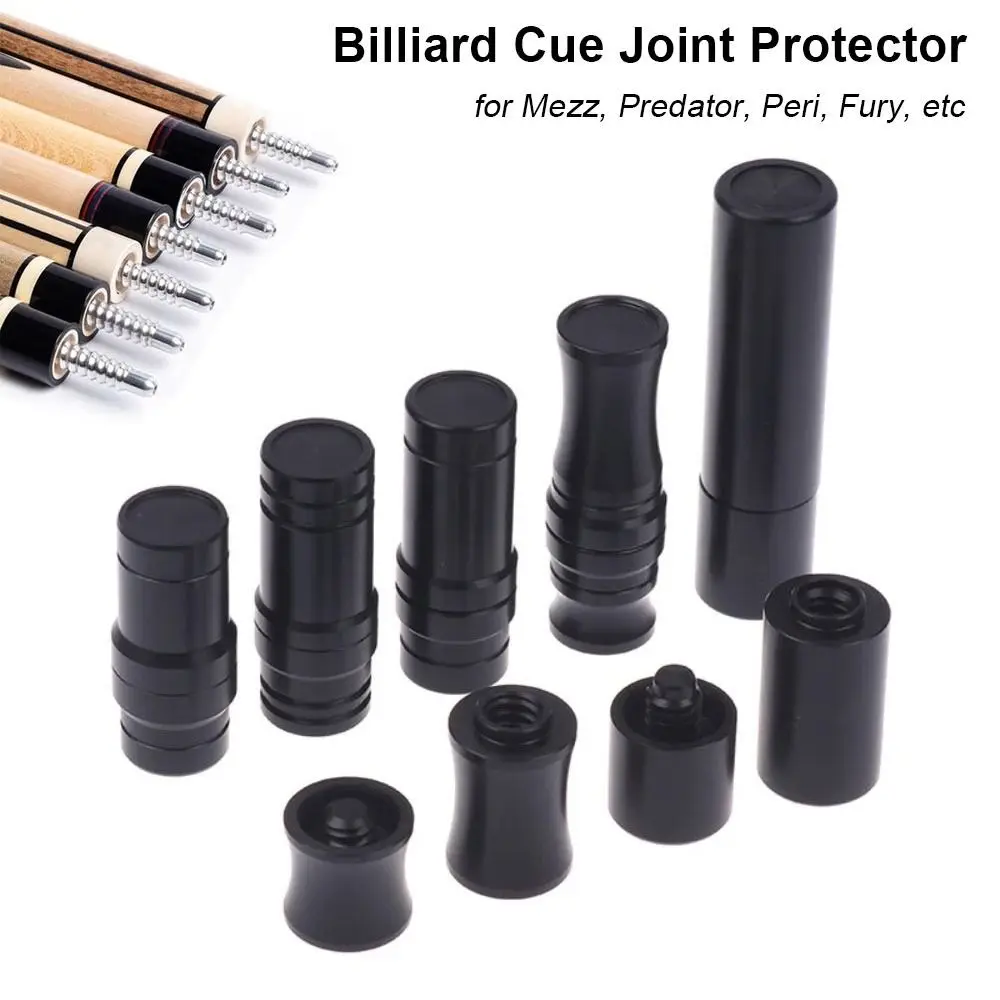 Juego especial de protectores de juntas para taco de billar, tapas de juntas negras de plástico, cubierta de protección de rueda media para Uni Loc Wavy, 1 Juego - imagen 2