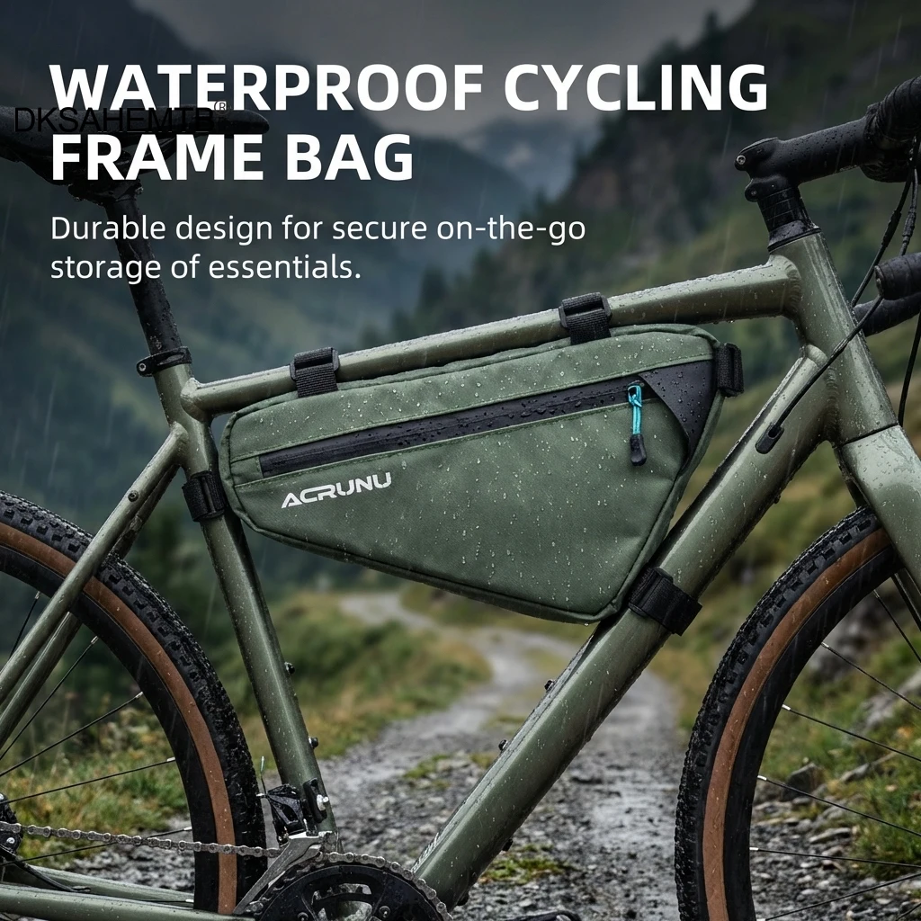Bolsa triangular impermeable para bicicleta de montaña y carretera - imagen 2