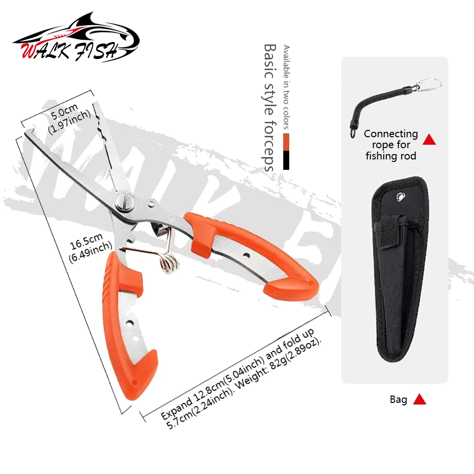Alicates de pesca multifunción WALK FISH – Acero inoxidable