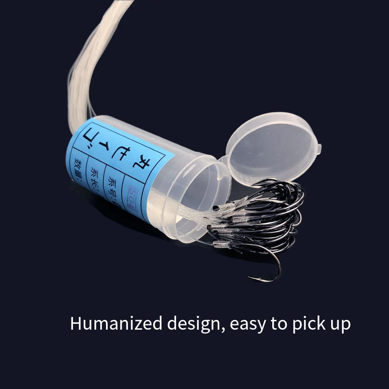 Cañón de pesca con espinas encuadernadas con hilo, herramientas de pesca con anzuelo Maruki, 20-50 Uds. - imagen 5