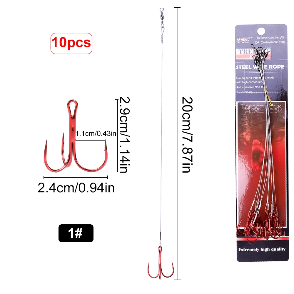 10pcs 25cm-hook 1