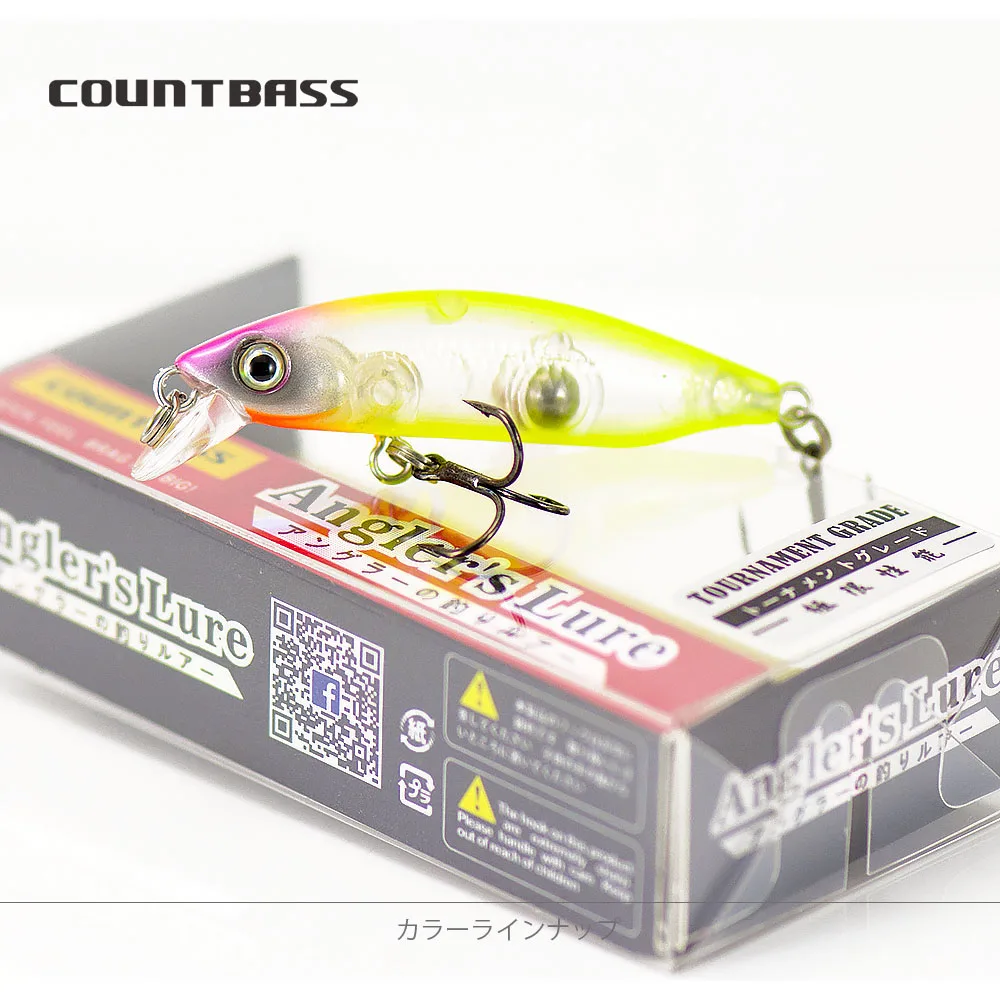 COUNTBASS-señuelo duro que se hunde, cebo de pesca de 48mm, 1-7/8 ", 3,7g, 1/8 oz. - imagen 5