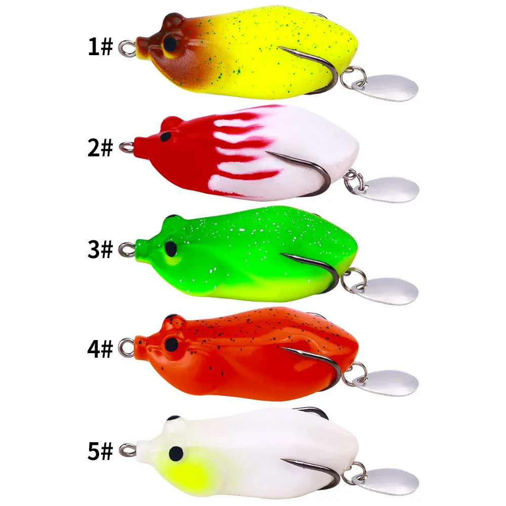 Señuelo Rana de Superficie con Spinner para Lubina y Lucio - imagen 5