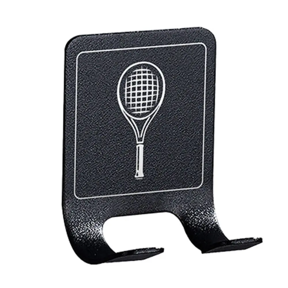 Soporte pared raqueta tenis autoadhesivo aluminio - imagen 3