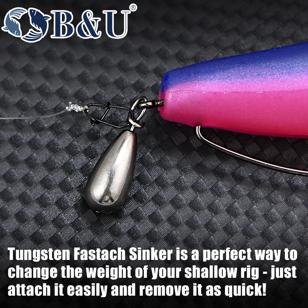 B&U Fastach Tungsteno - Conector de Gancho Pesca - imagen 5