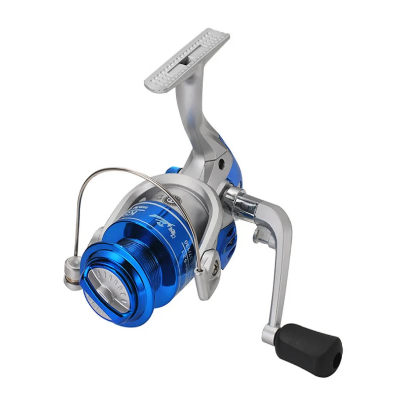 Carrete de pesca con carrete de metal completo Lizard, relación 5,2: 1, 13 rodamientos de acero inoxidable, plegable, dos estilos de carrete giratorio universal - imagen 4