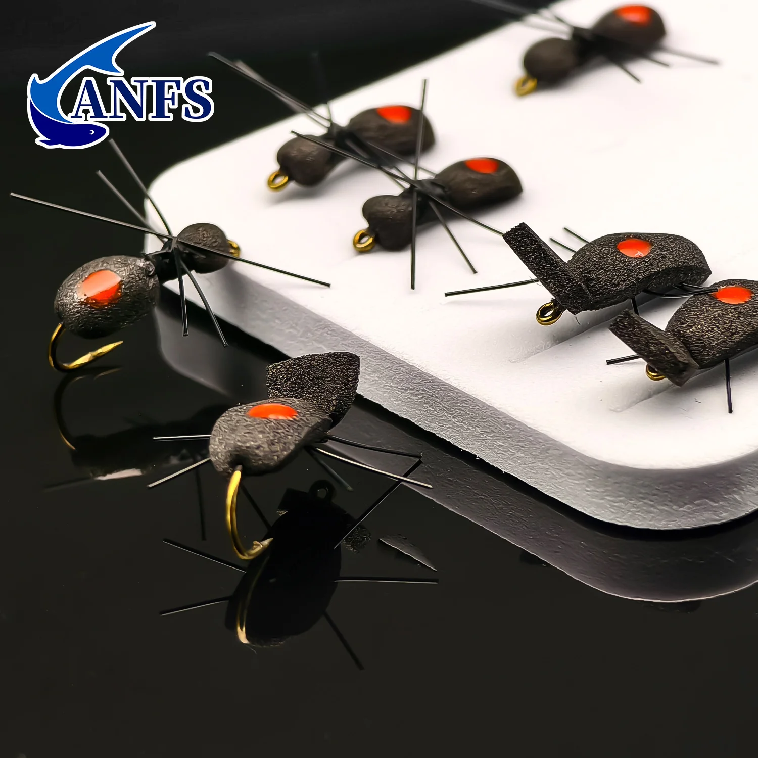 Moscas secas ANFS hormigas y escarabajos para trucha - imagen 3