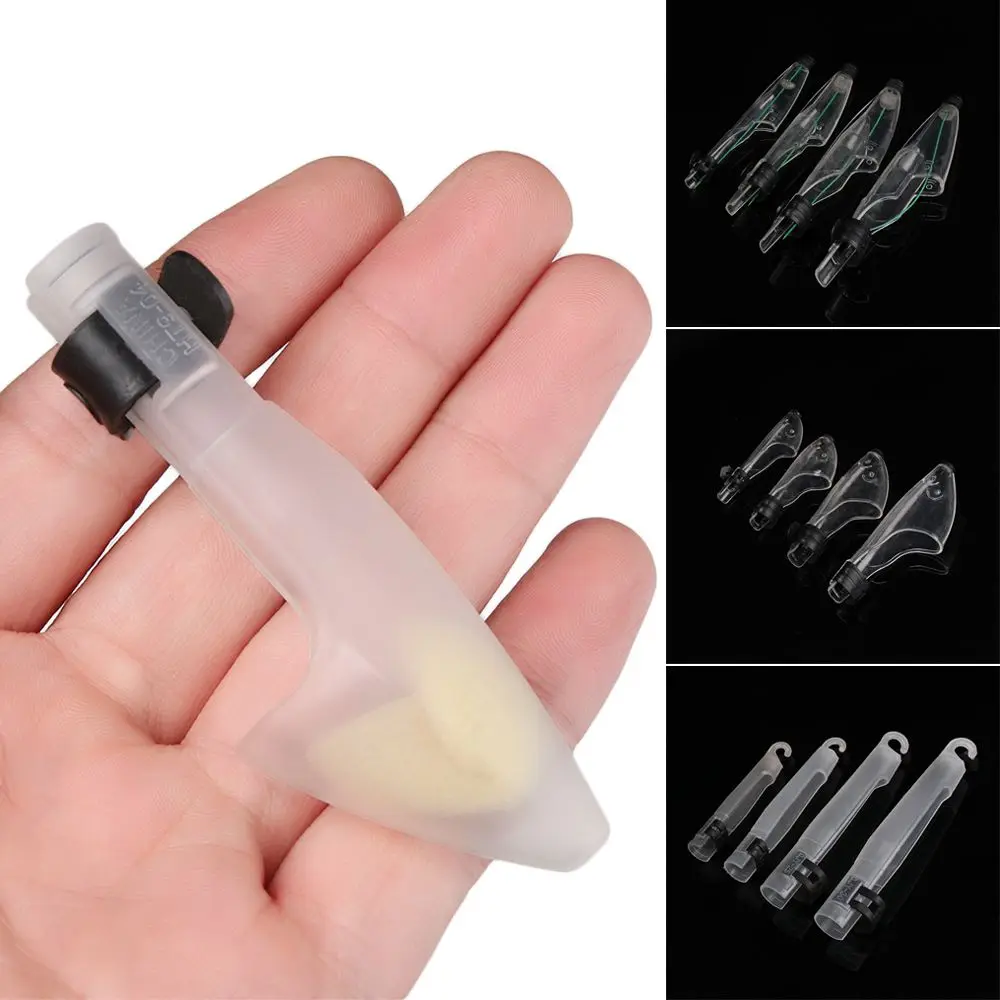 Gorra de caña de pescar de plástico transparente, gorras de protección de poste, protectores de sombrero de caña de mar, accesorios de pesca, guías de caña de pescar, 1pc - imagen 3