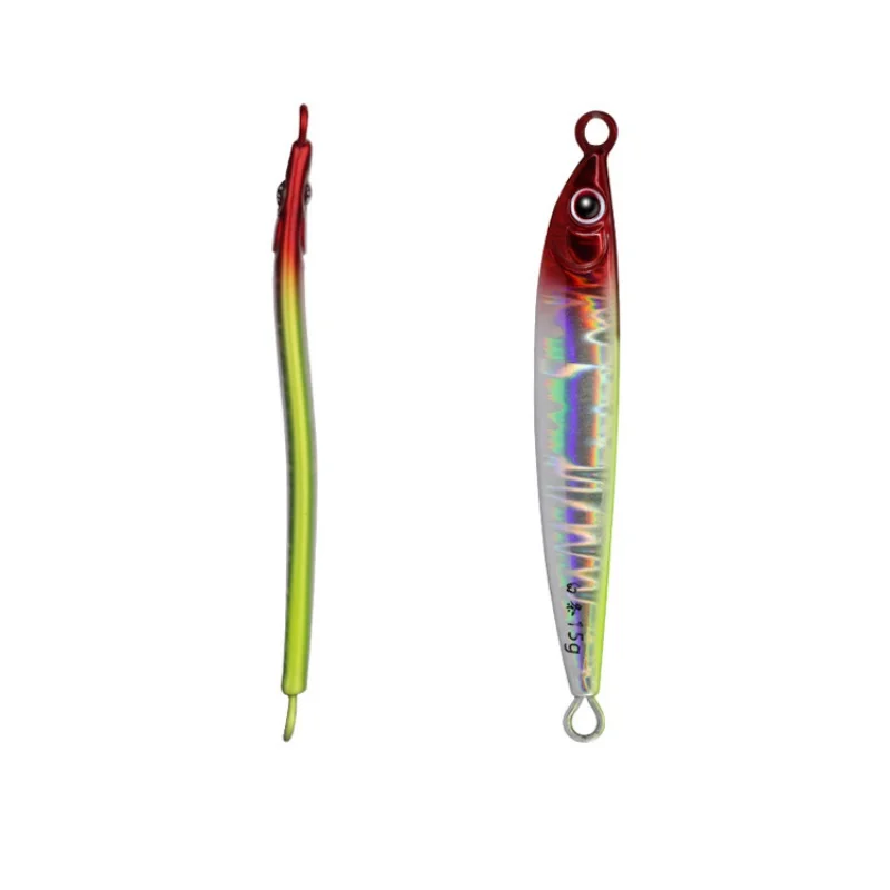 Señuelo de pesca con forma de S, plantillas de Metal, rollo de tiro largo, rotación, señuelos artificiales, cebo duro de deriva, lote de 4 piezas en oferta - imagen 3