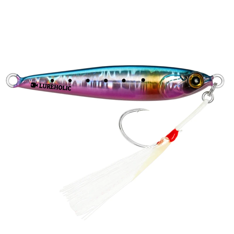 Jig de tungsteno Lureholic – Caída lenta y lanzamiento largo con anzuelos - imagen 5