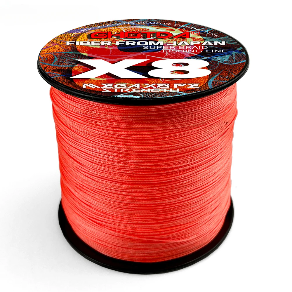 Sedal de Pesca trenzado, cuerda fuerte de 8 hebras, 300M, multifilamento, PE, 18LB-78LB, para carpa, Pesca, Surf, línea de fundición, tiro largo - imagen 5