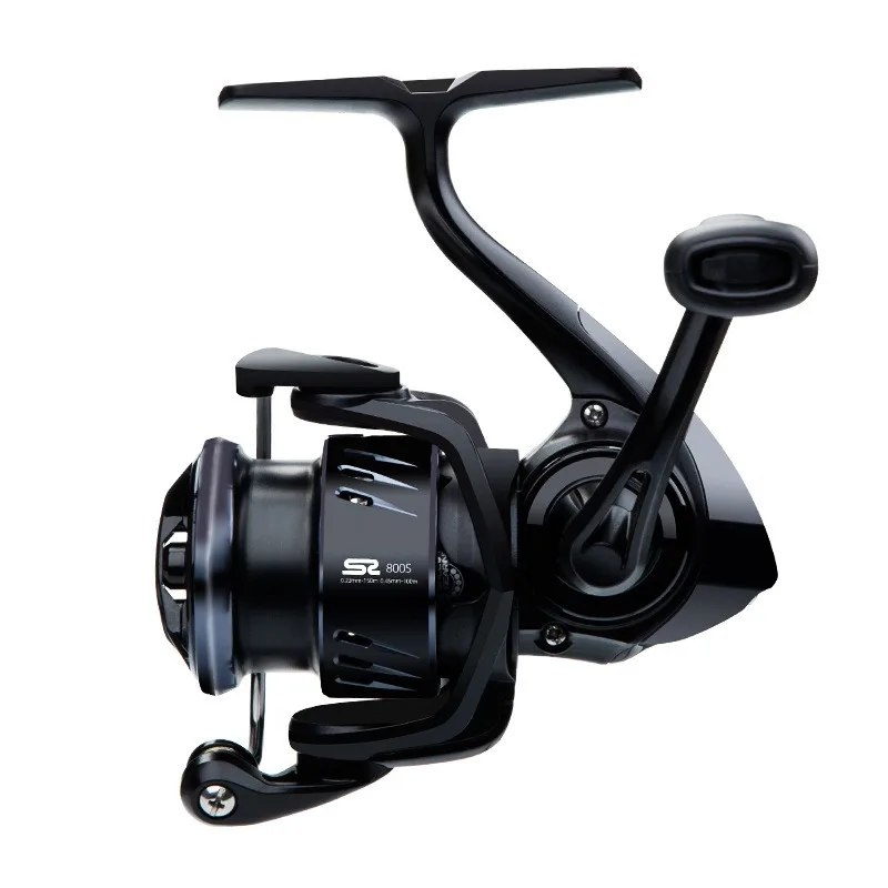 Carrete de pesca Mavllos S2 800S 1000S, Micro carrete giratorio de fibra de carbono, rotor ultraligero de baja inercia, resistente al agua y antioxidante, 119g
