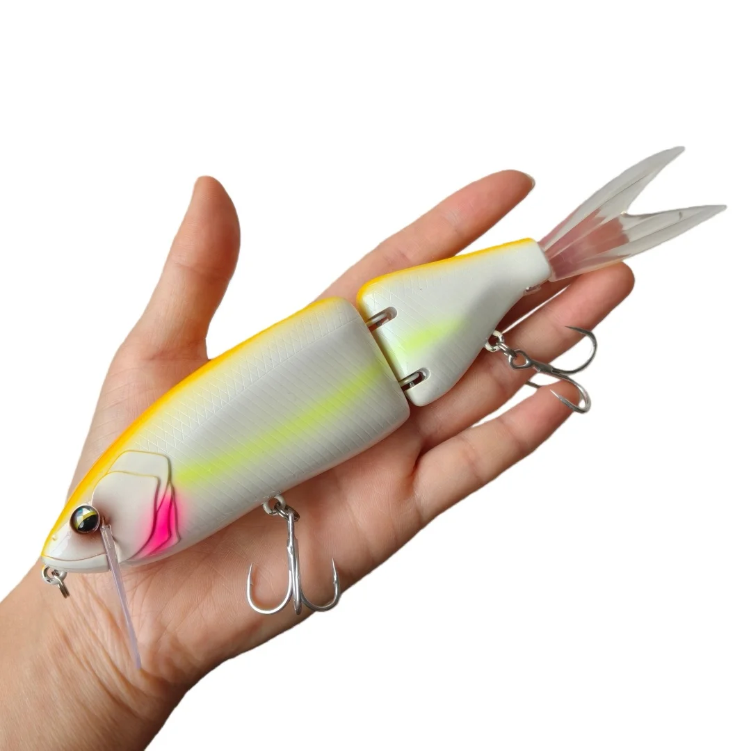 Swolfy Shad Planeador – Señuelo topwater articulado para depredador - imagen 4
