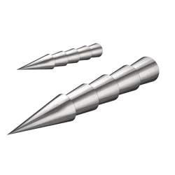 Peso de pesca de acero de tungsteno insertado, plomos de acero de tungsteno, aparejo Neko para gusano, señuelo de cebo blando, accesorios de pesca, 0,3g-3,1g