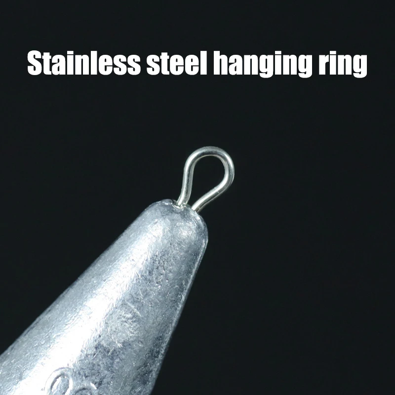 Plomo de plomo en forma de gota, 7g/10g/15g/20g/25g/30g/40g/50g/60g/70g/80g/90g, colgante de plomo con anillo, pesas de plomo, accesorios de pesca - imagen 2