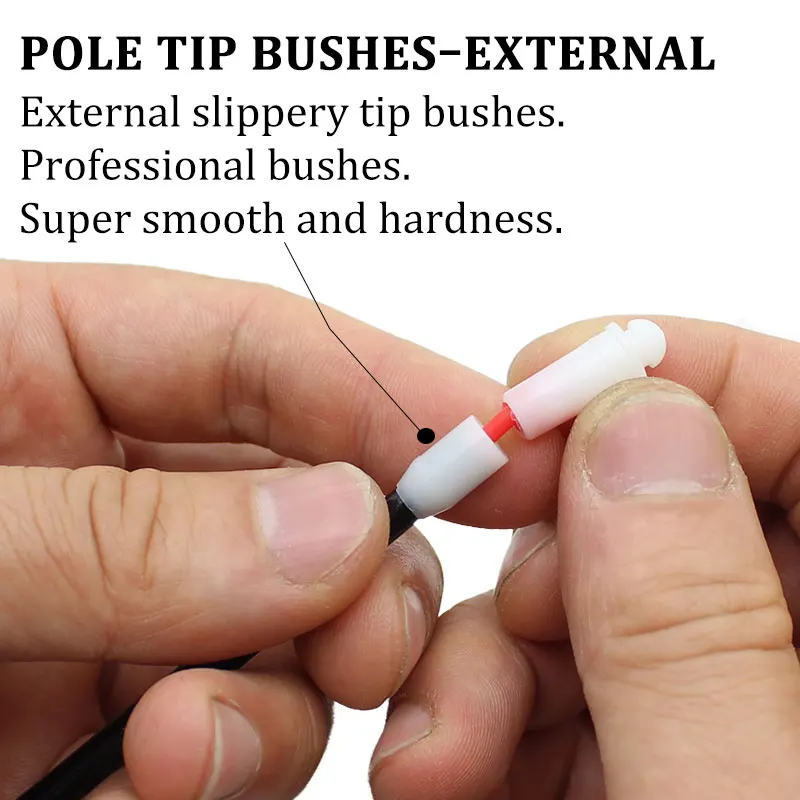 Accesorios de pesca de carpa, 5 uds., mangas antienredos, funda de gancho para aparejo de pelo, aparejos de pesca gruesos de carpa - imagen 5