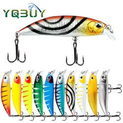 Señuelo de pesca 7cm/8g, equipo de pesca de pececillo que se hunde, agua de camarones fantasma, señuelo de tiro largo, cebo duro, rastreo de pesca