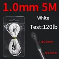 1.0mm white 5m